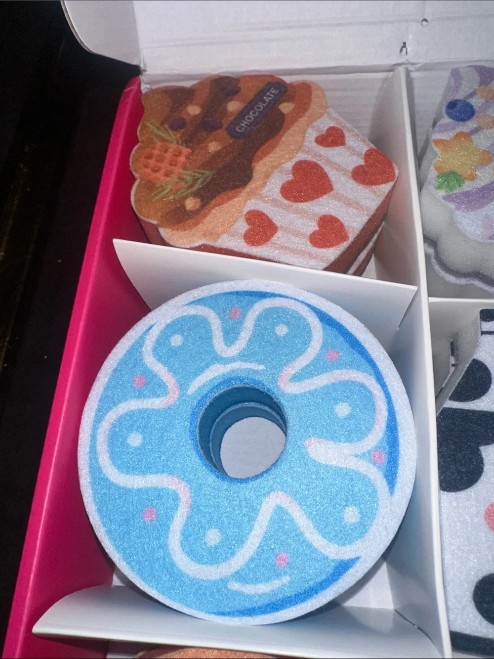 Cute Kitchen Sponges - 18 Pack Pink Box